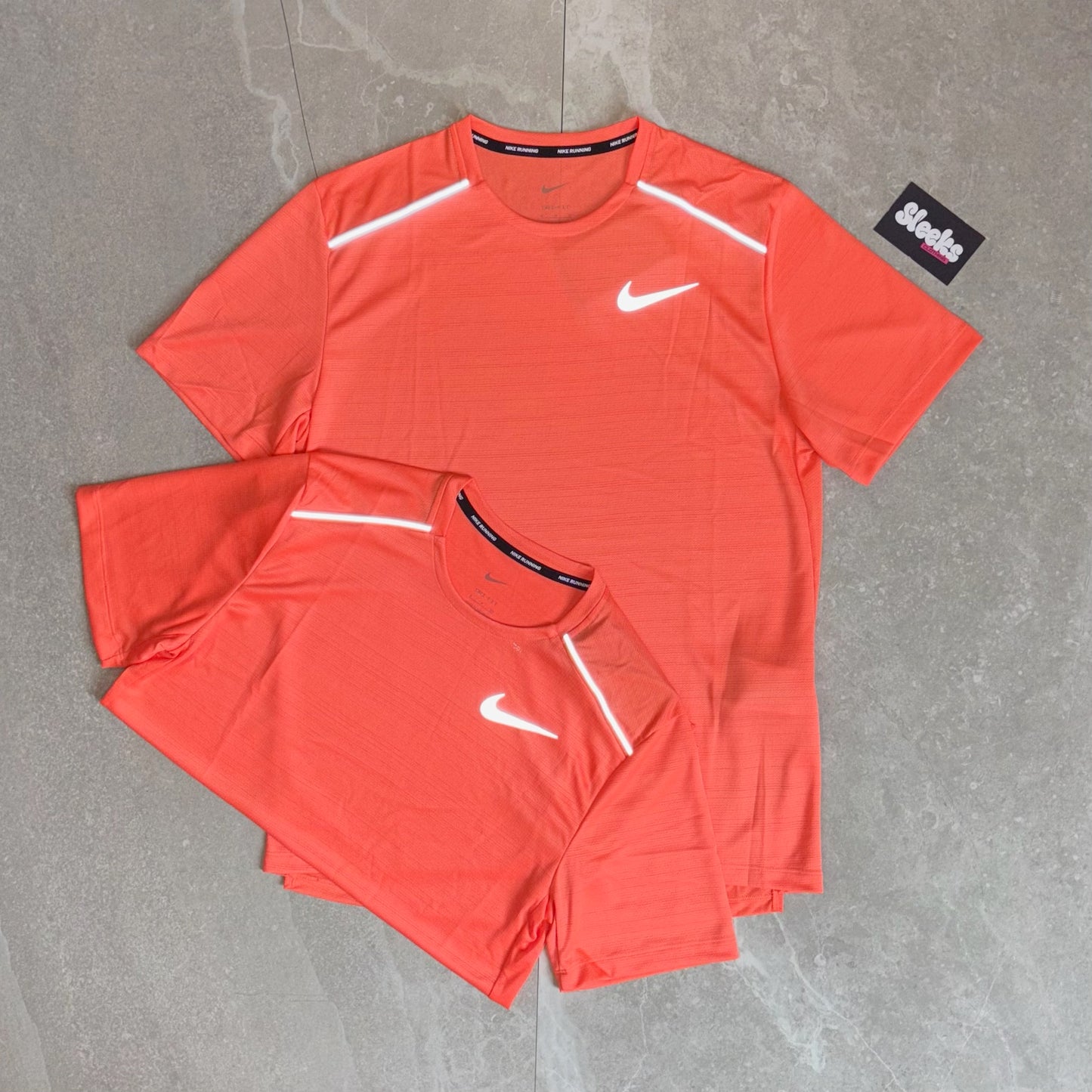 Nike Miler Tee Light Wild Mango