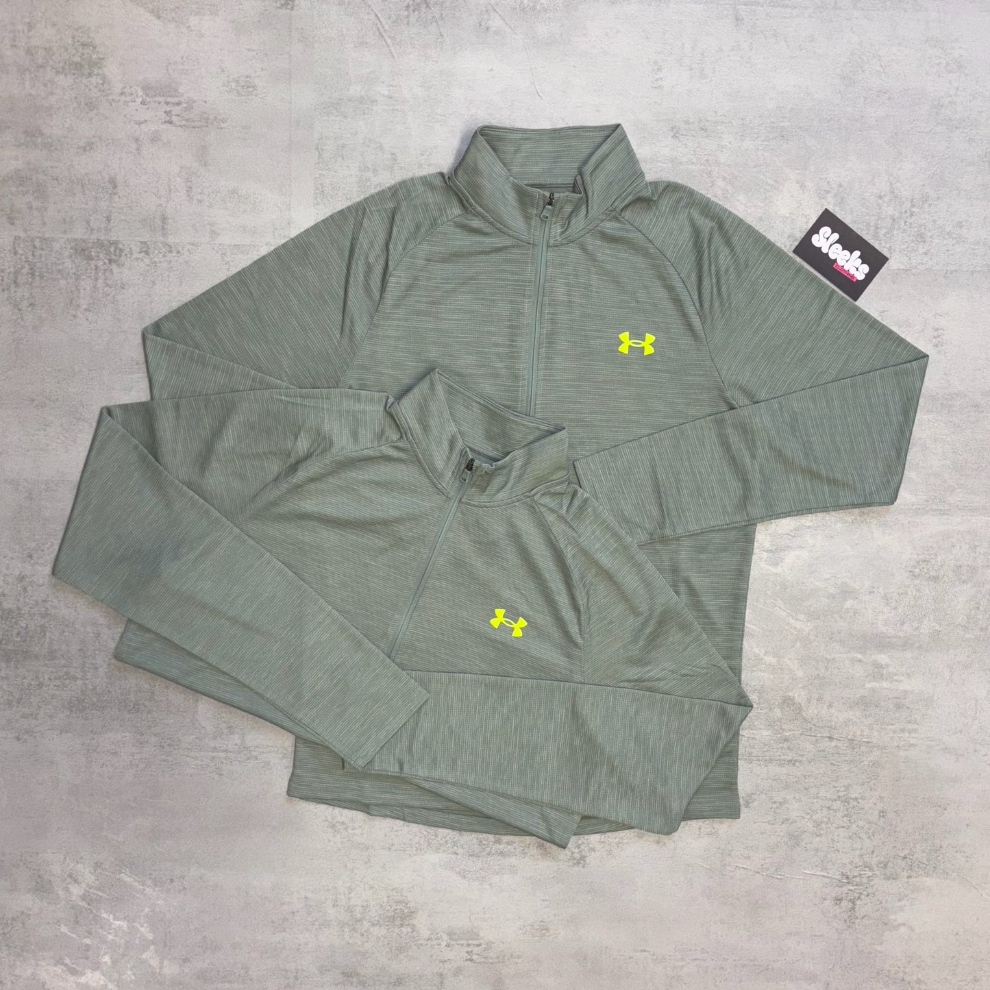 Under Armour Tech Textured 1/2 Zip Green