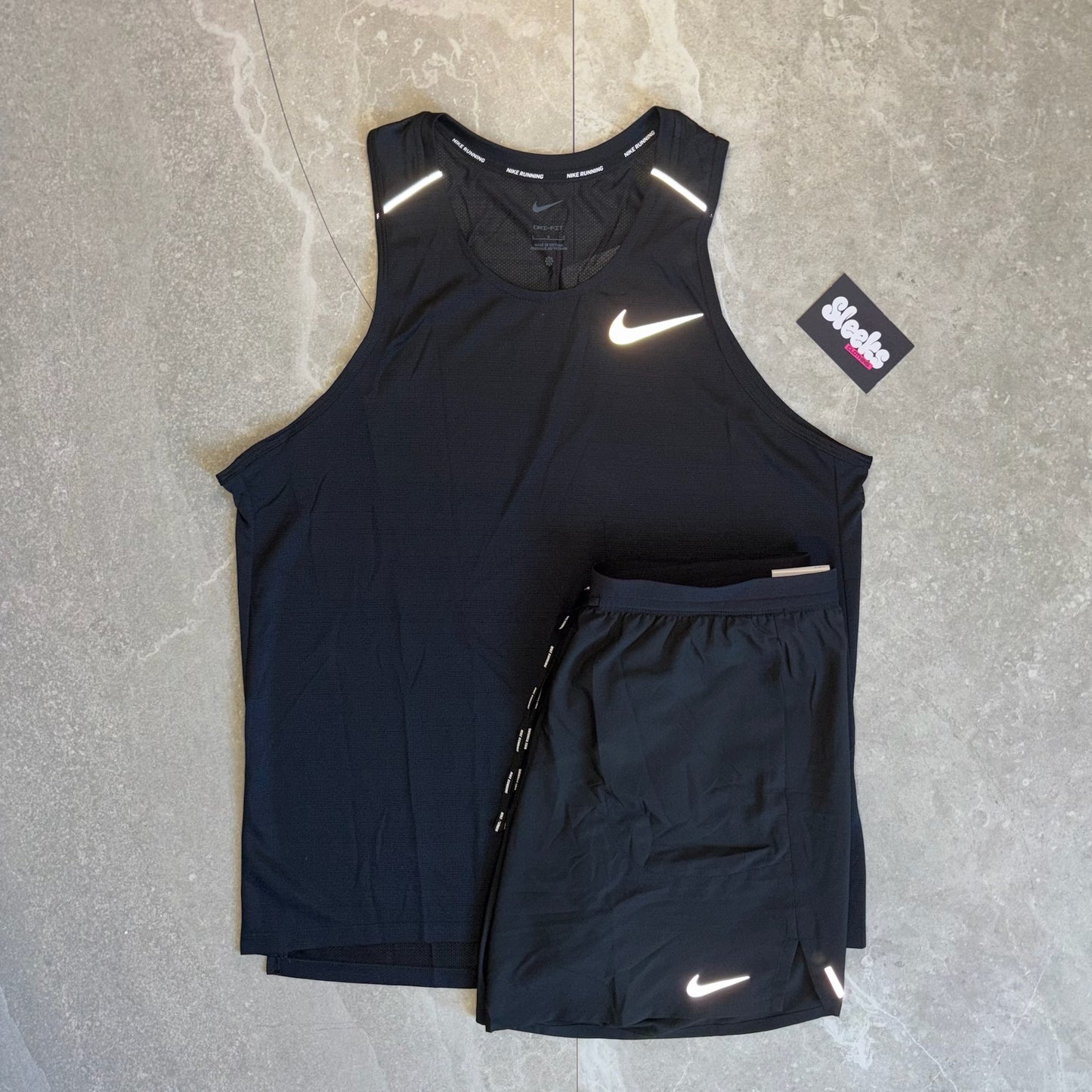 Nike Miler Vest Set Balck