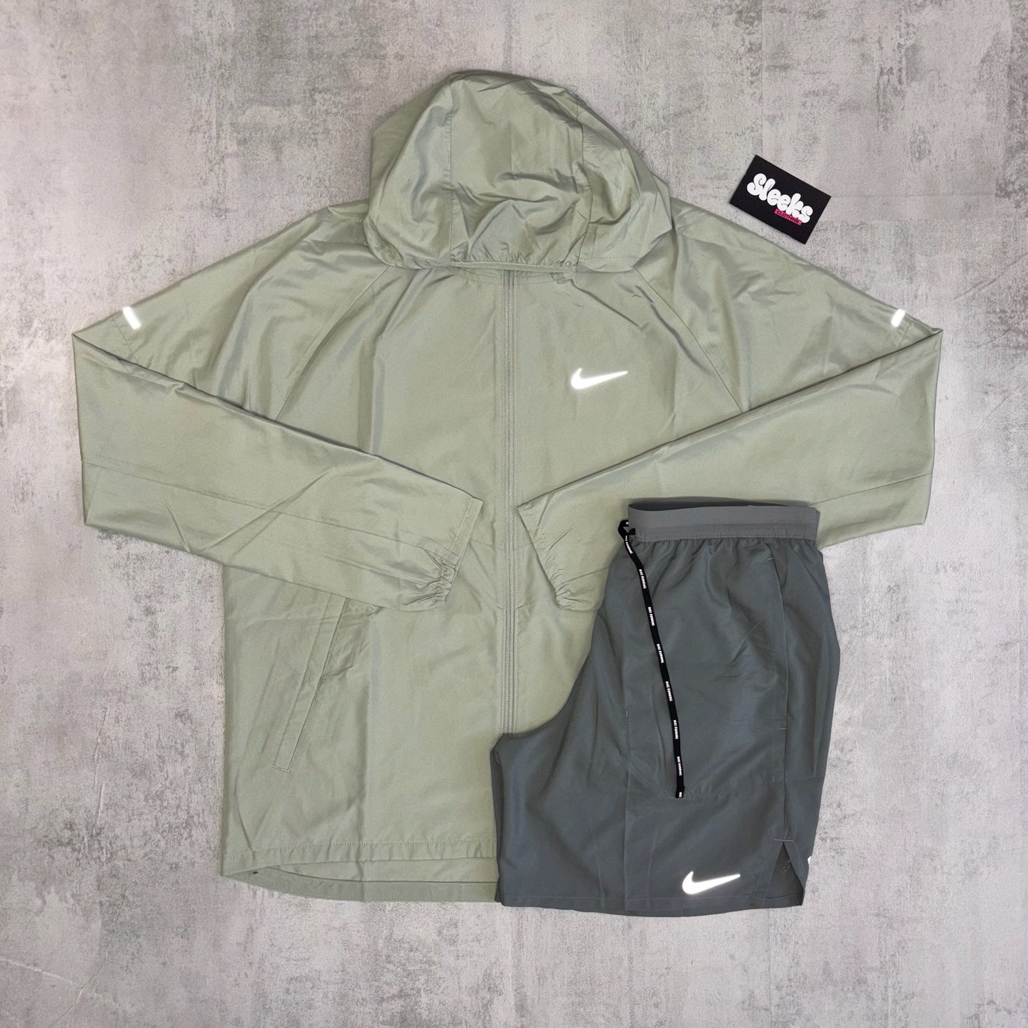 Nike Miler Windrunner Set Jade Horizon