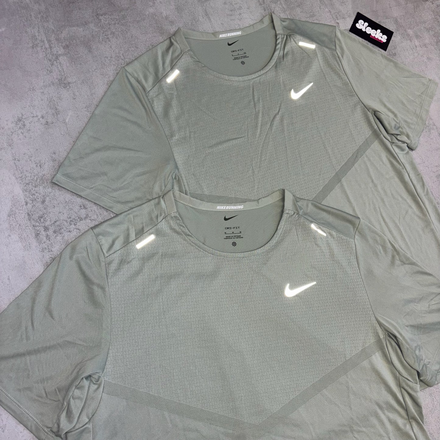 Nike Dri-fit Rise 365 Tee Jade Horizon