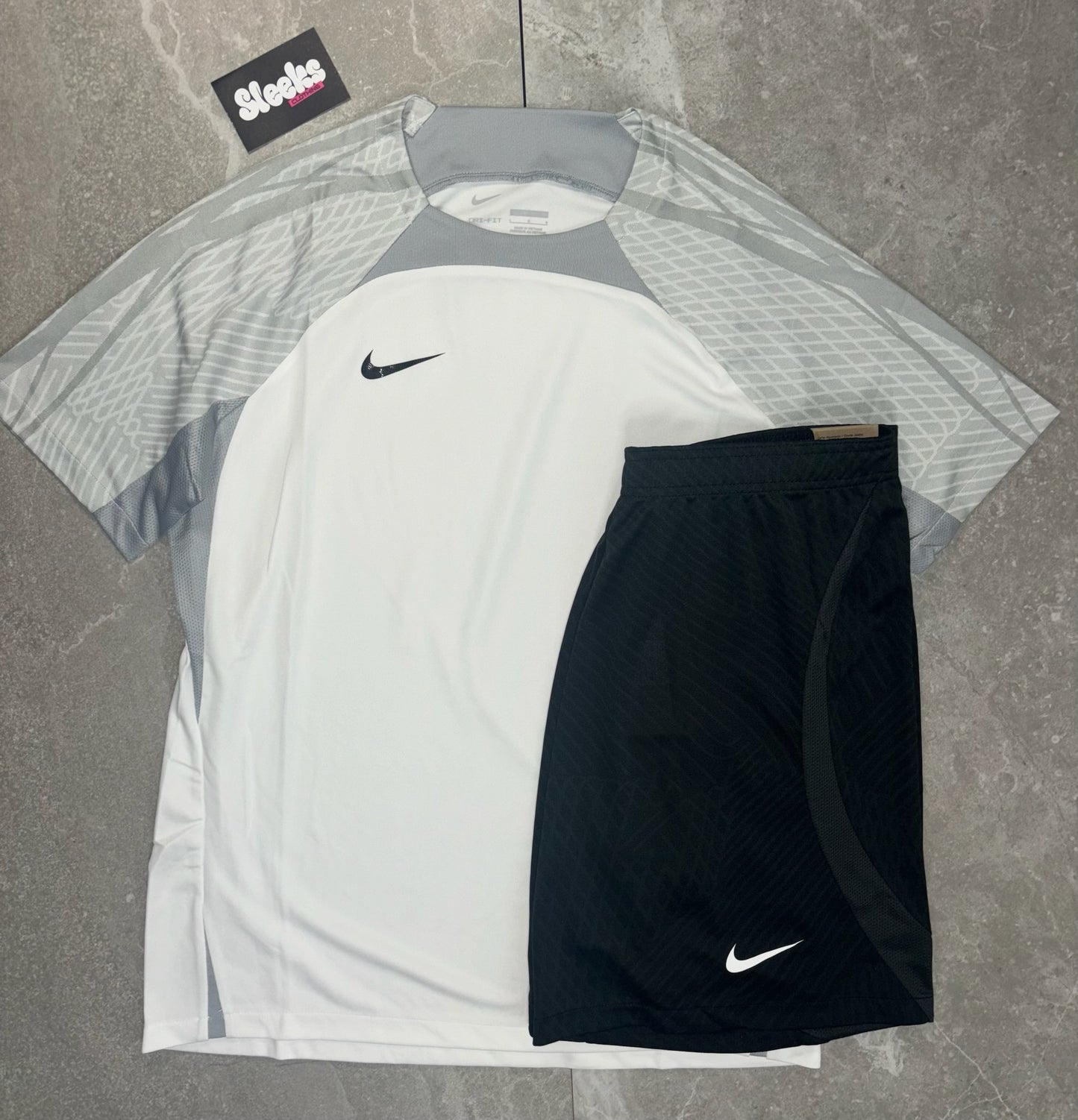 Nike Dri-fit Set White\black