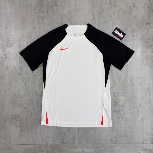 Nike Dri-Fit Strike Tee White/Crimson