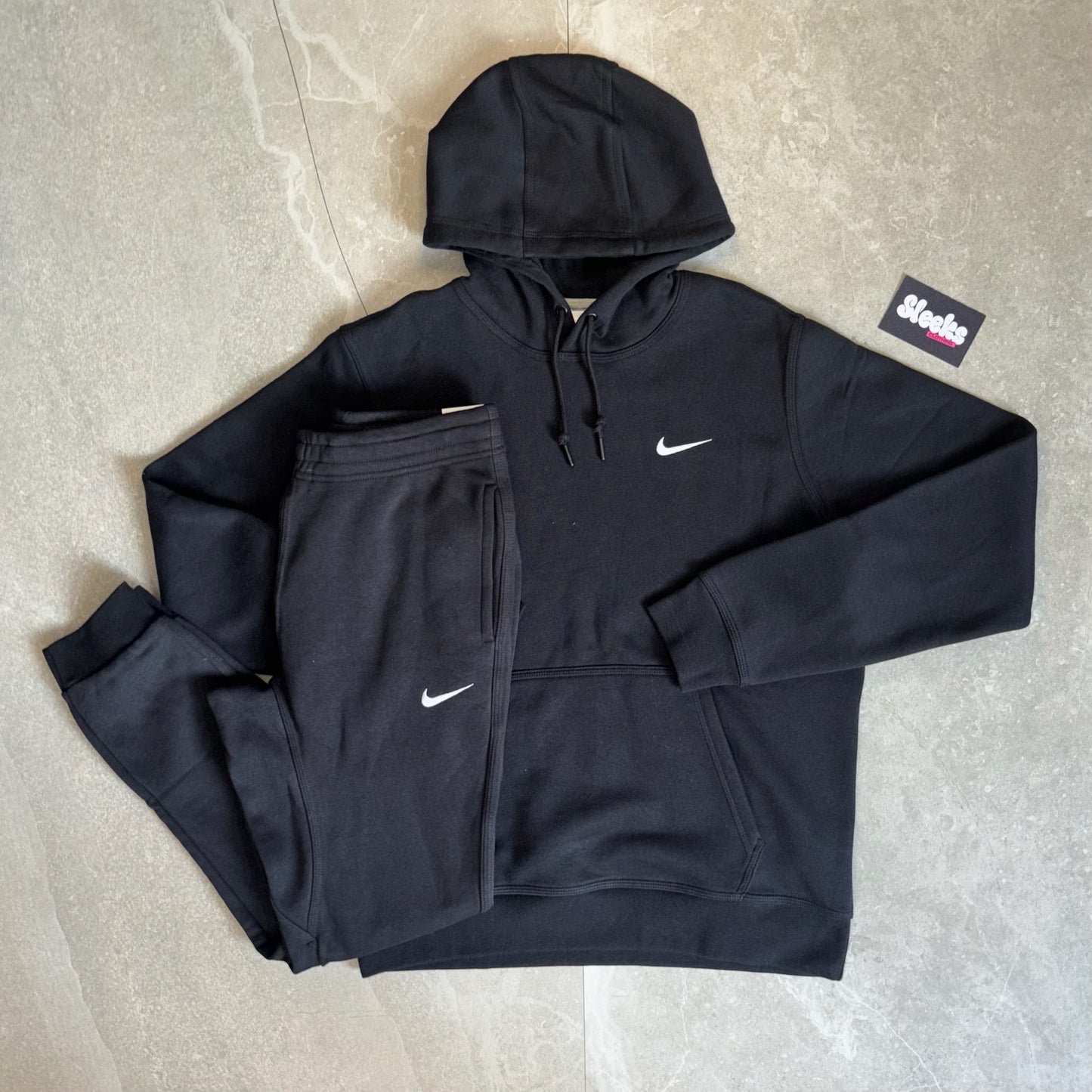 Nike Club Tracksuit Black
