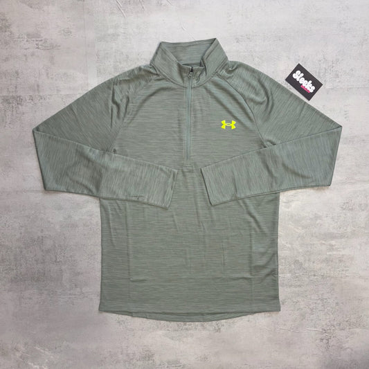 Under Armour Tech Textured 1/2 Zip Green