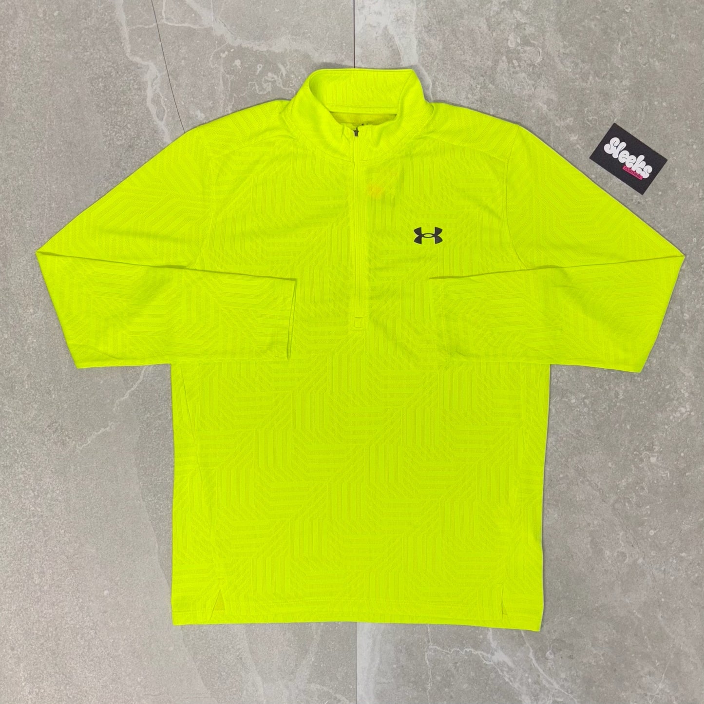 Under Armour GeoTessa 1/2 Zip Volt Yellow