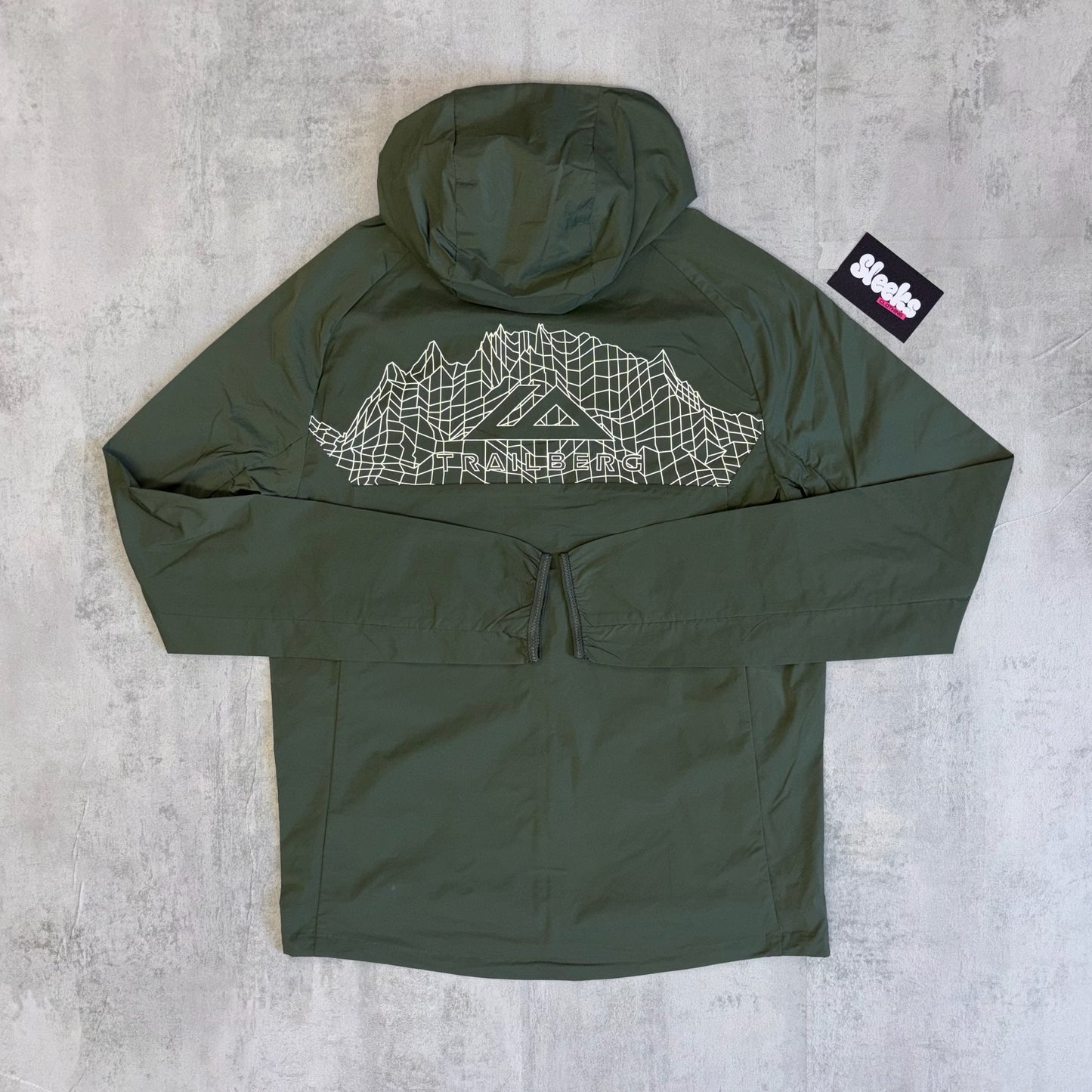 Trailberg Vantage Hood Windbreaker Dark Fern