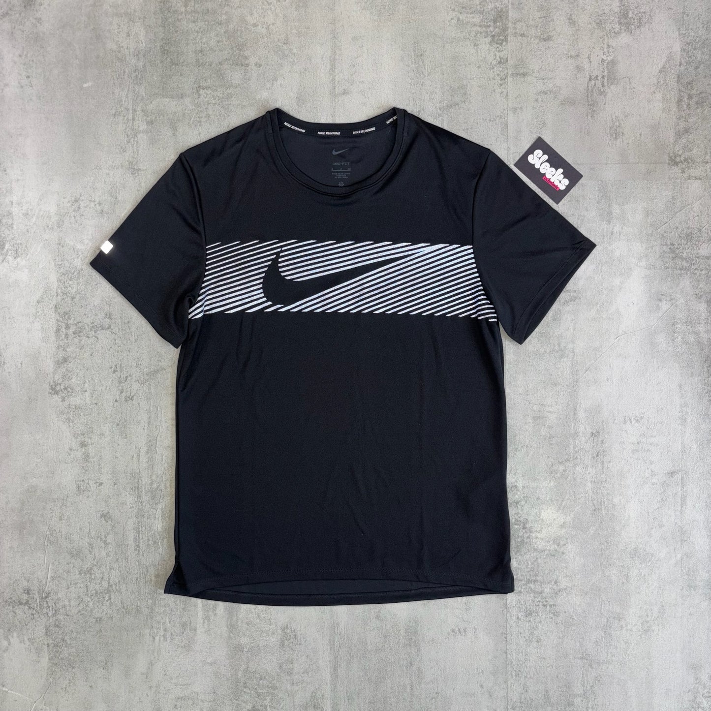 Nike Miler Flash Tee Black