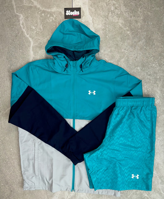 Under Armour Windrunner and Shorts Set