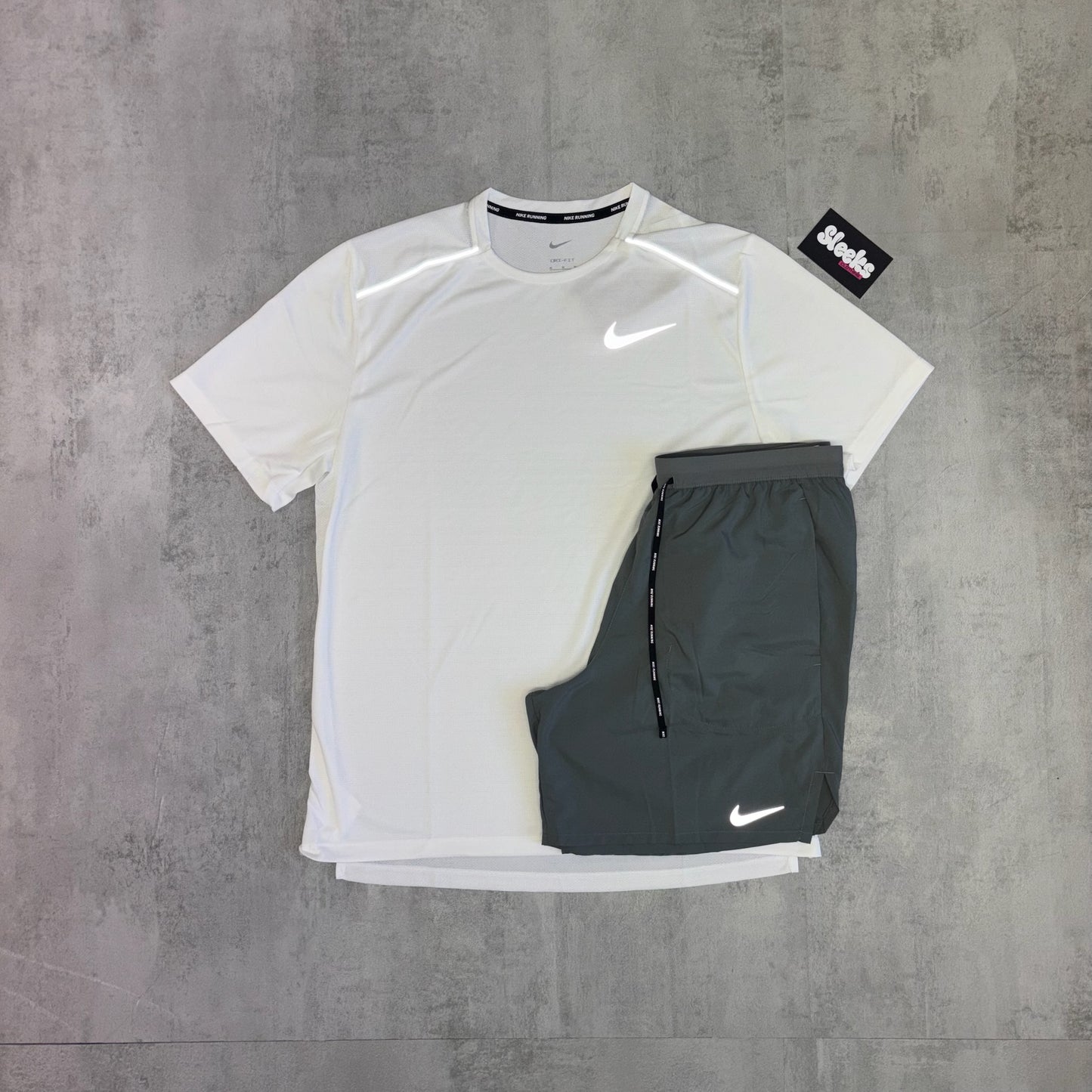 Nike Miler Set Ice White