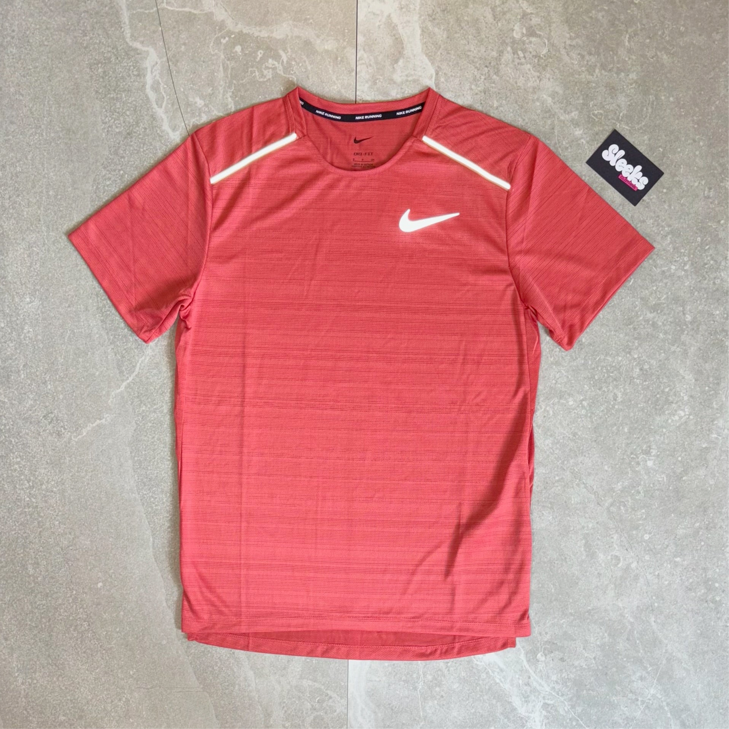 Nike Miler Tee Adobe Red