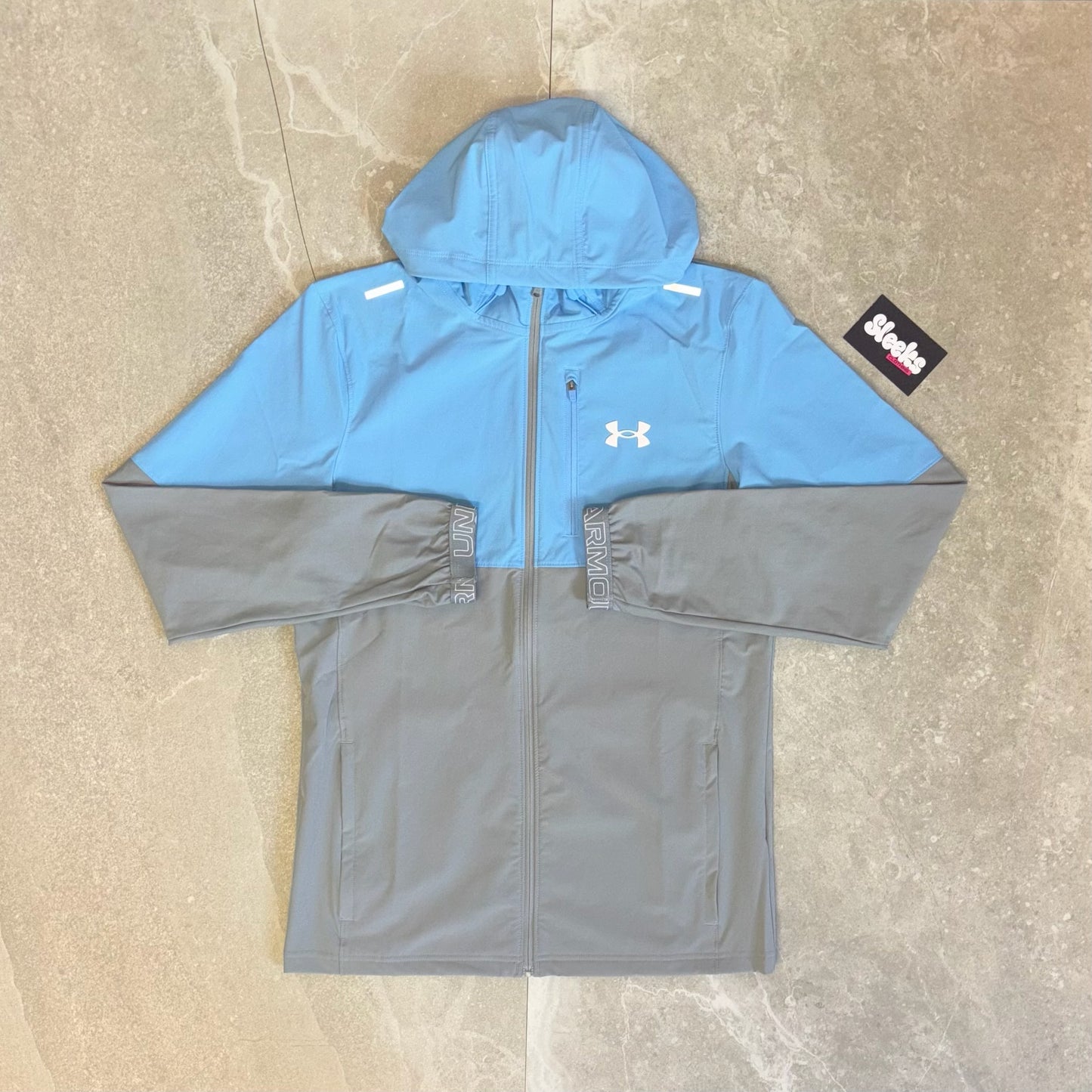Under Armour Block Jacket Baby Blue/Grey