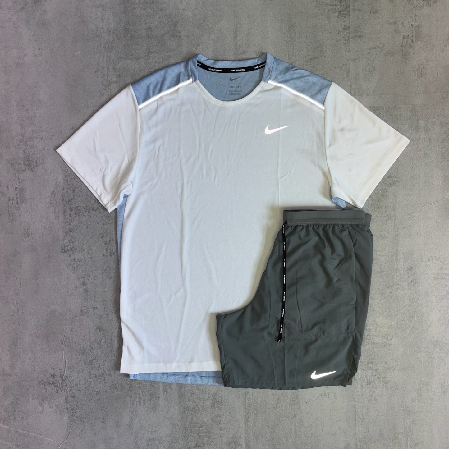 Nike Miler Set White/Cobalt Bliss