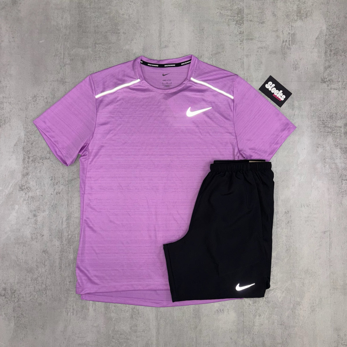 Nike Miler Set Rush Fuchsa