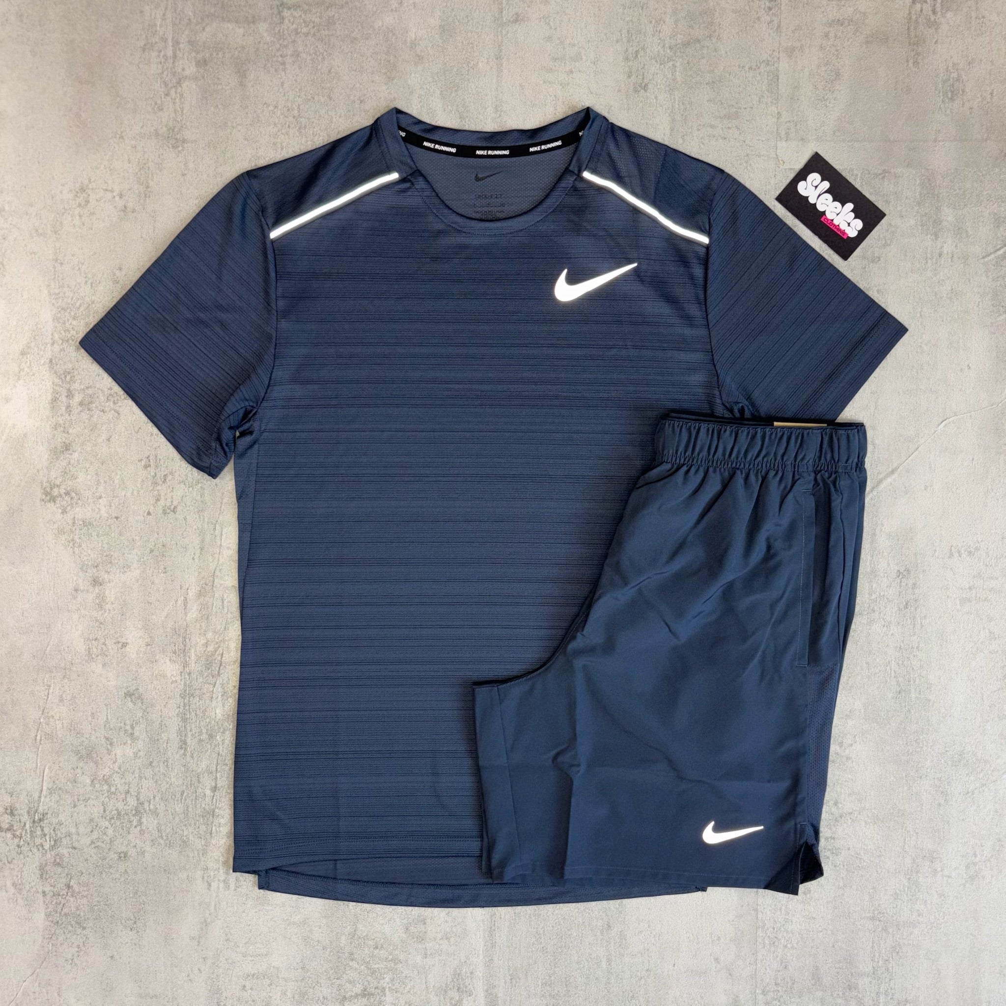 Nike Miler Set Thunder Blue – Sleeks Clothing