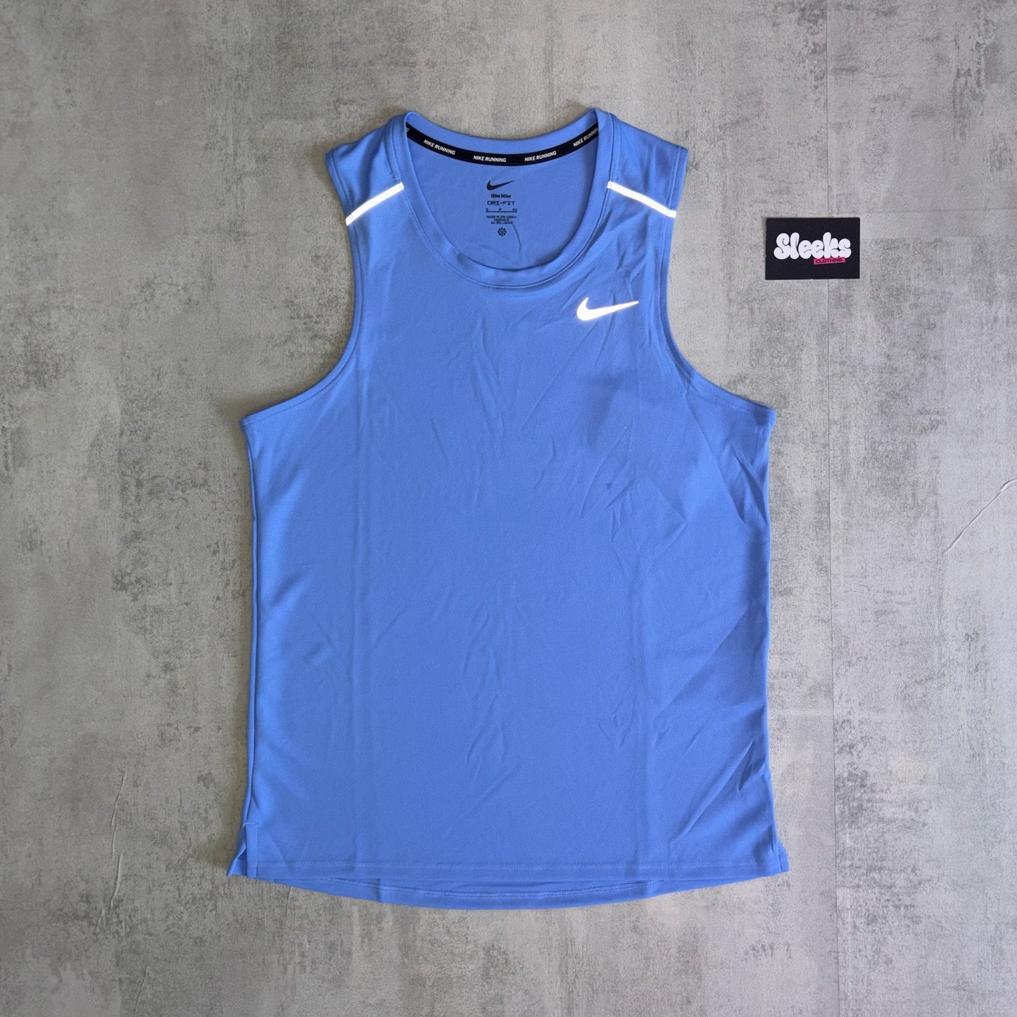 Nike Miler Vest Set Mid Blue