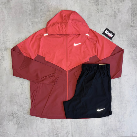 Nike Repel Windrunner Set Adobe Red