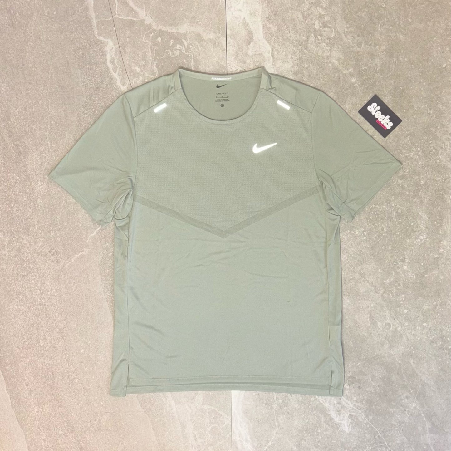 Nike Dri-fit Rise 365 Tee Jade Horizon
