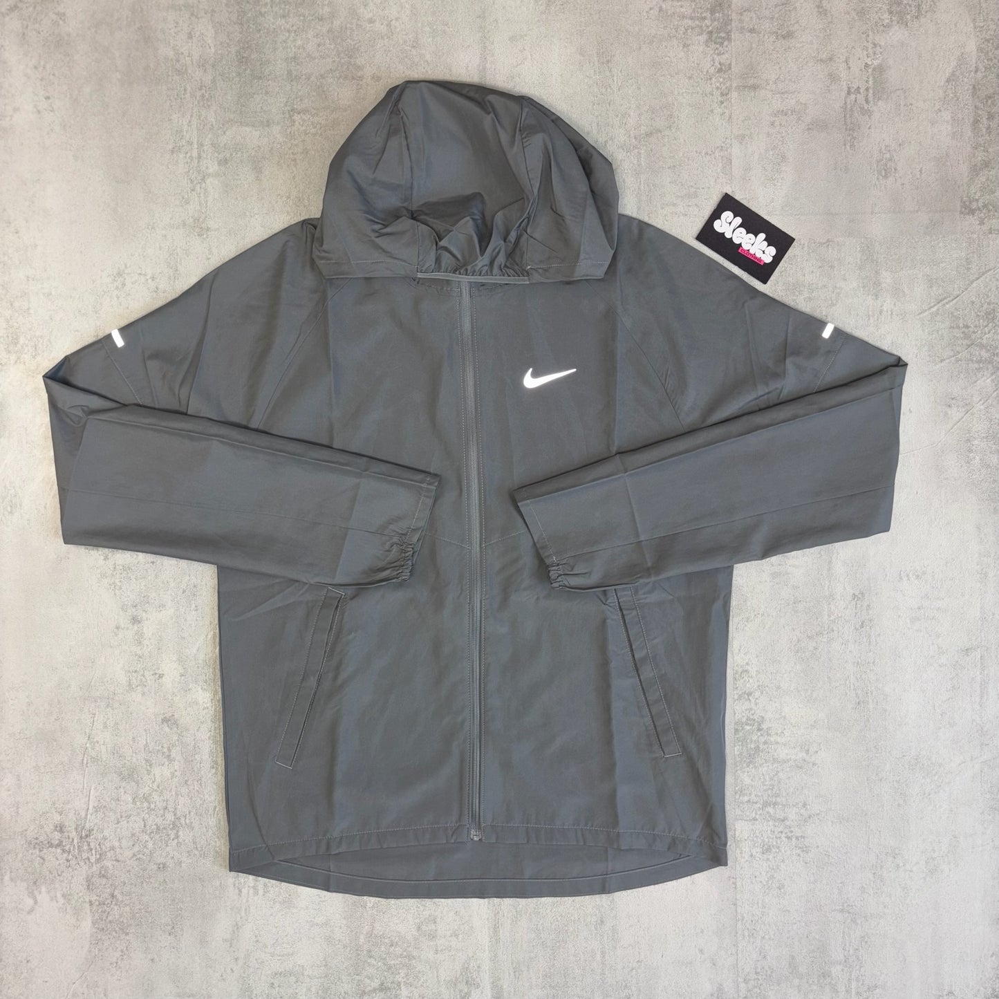 Nike Miler Repel Jacket Smoke Grey