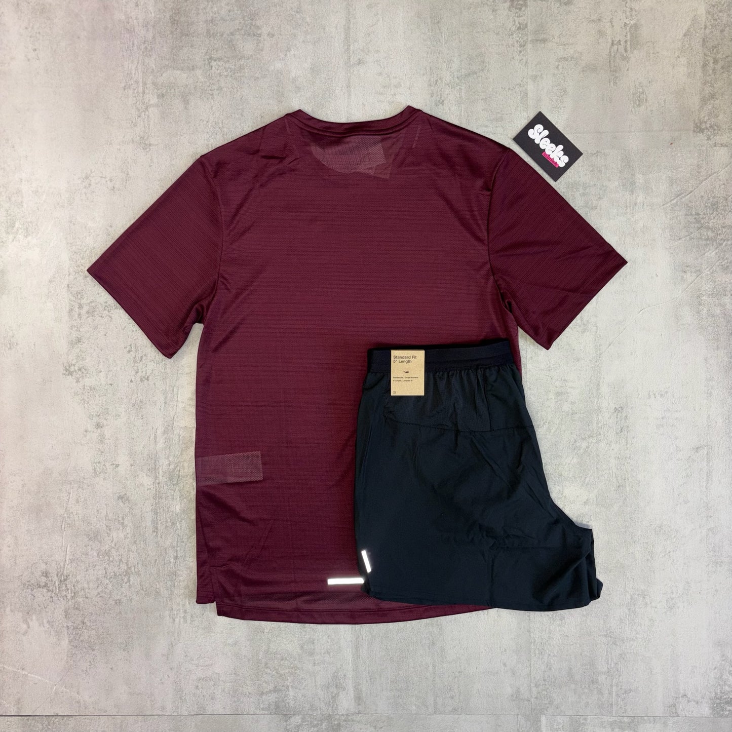 Nike Miler Set Night Maroon