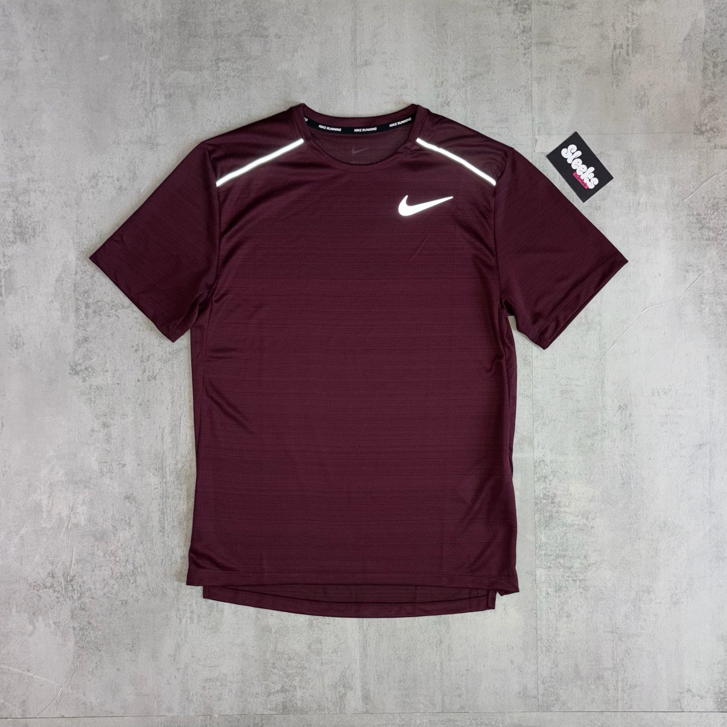 Nike Miler Tee Night Maroon
