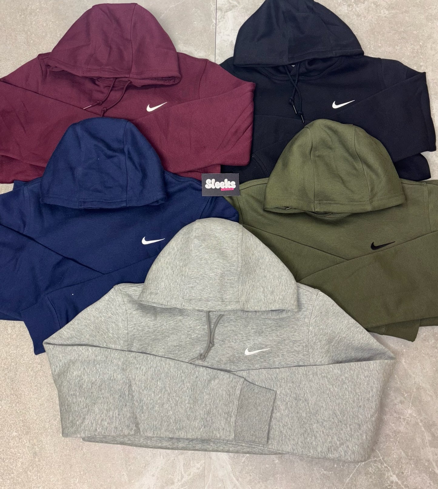 Nike Club Hoodie Maroon