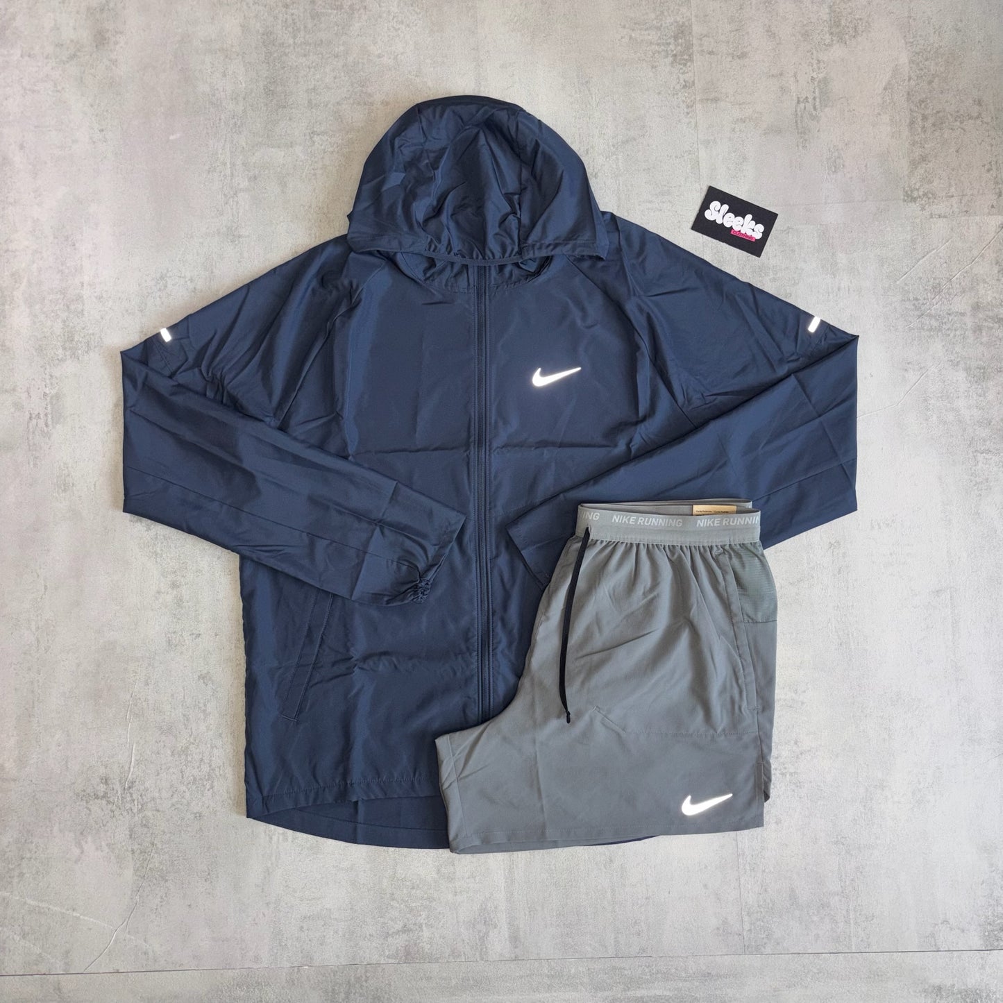 Nike Miler Jacket Set Thunder Blue