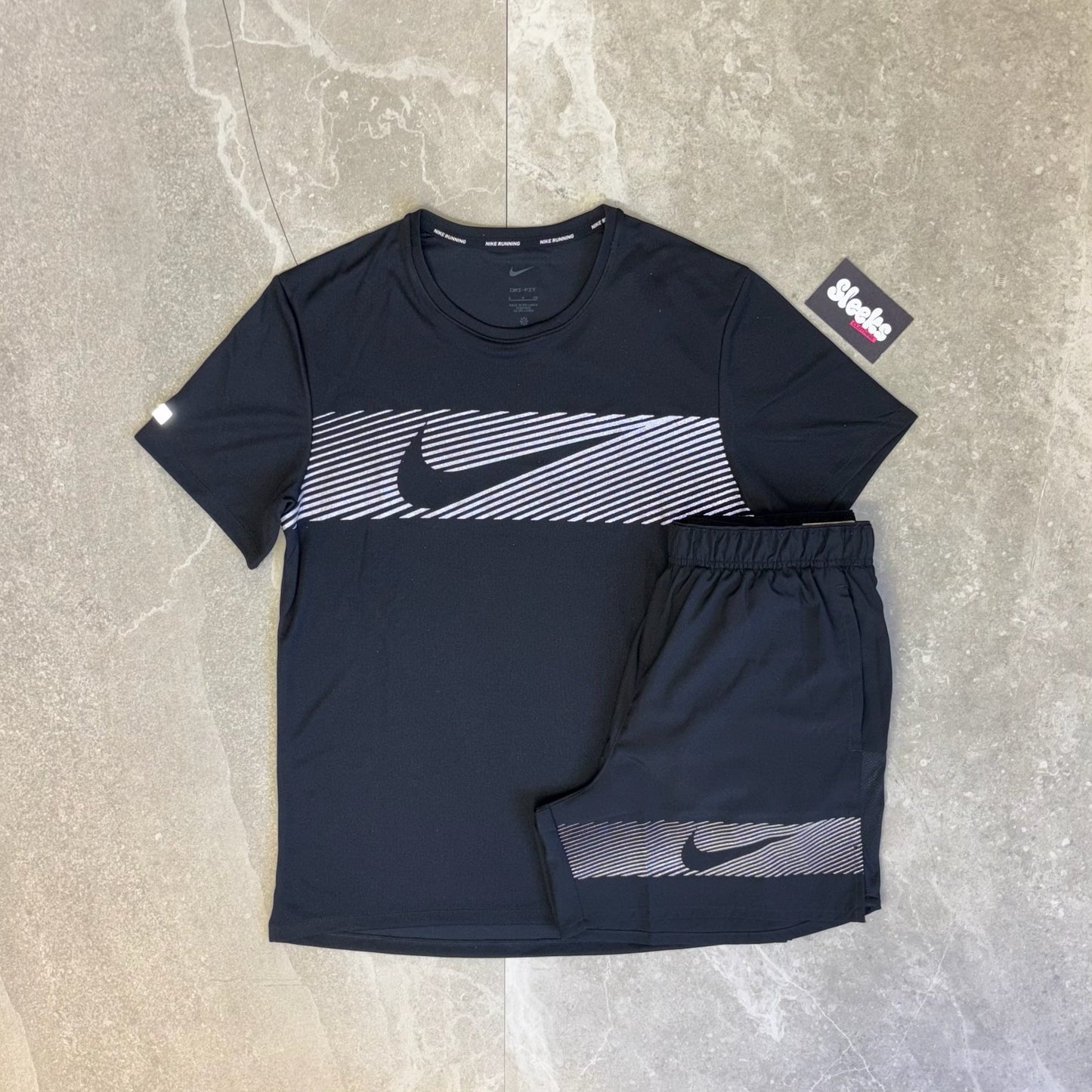 Nike Miler Flash Set Black