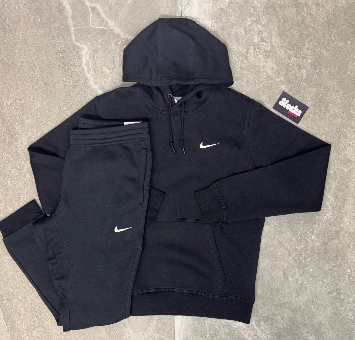 Nike Club Tracksuit Black