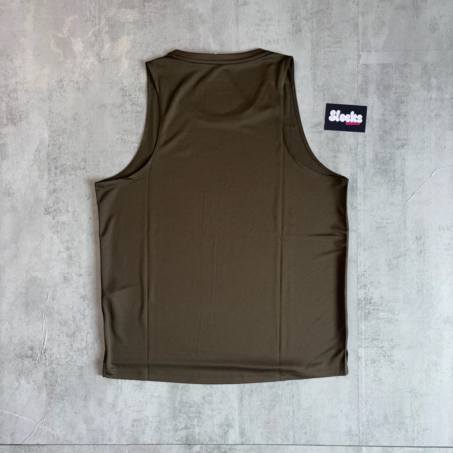 ASICS Core Vest Olive Green