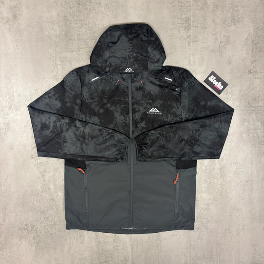 Trailberg Tie Dye Windbreaker Iron Grey/Black