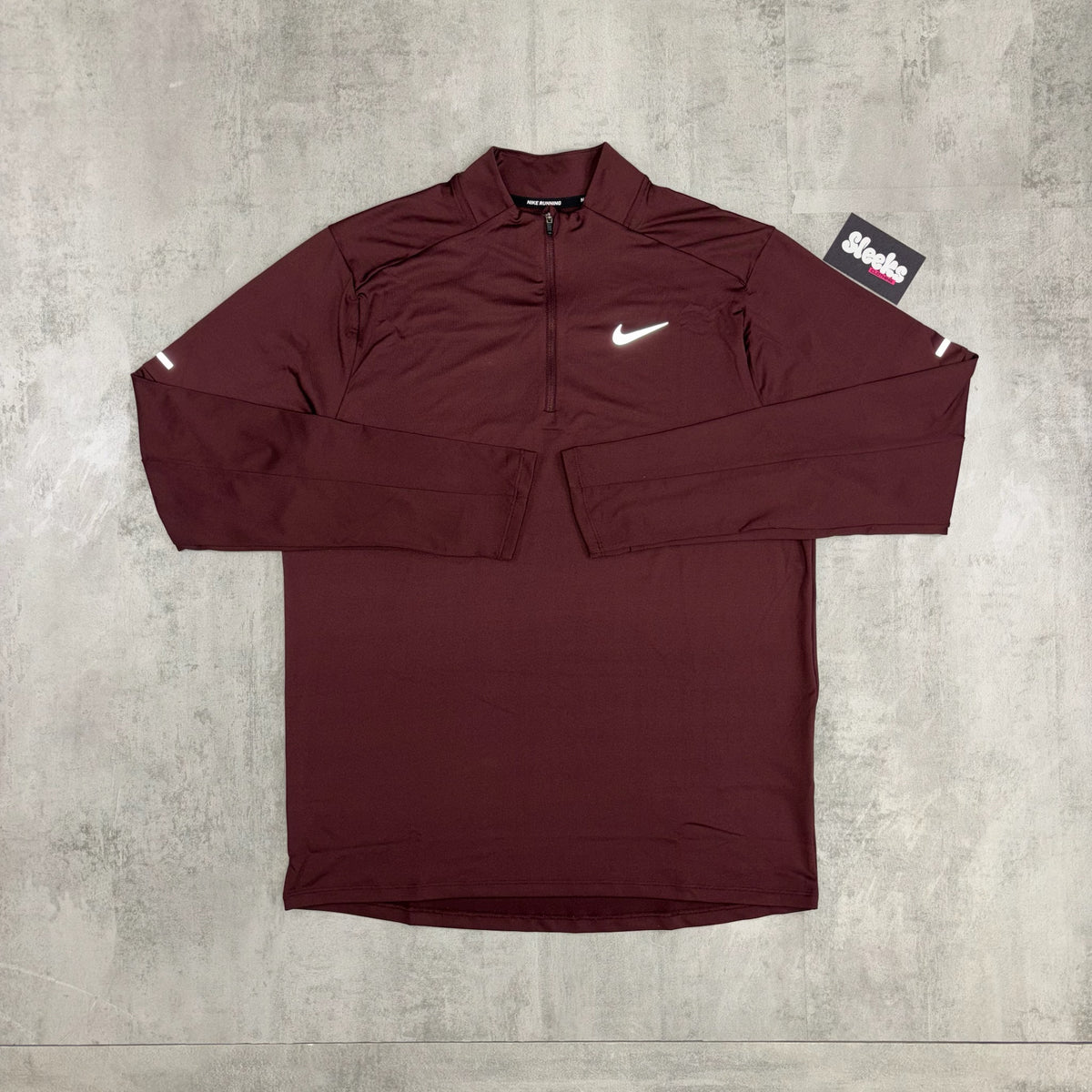 Nike Dri-Fit 1/2 Zip Burgundy Crush