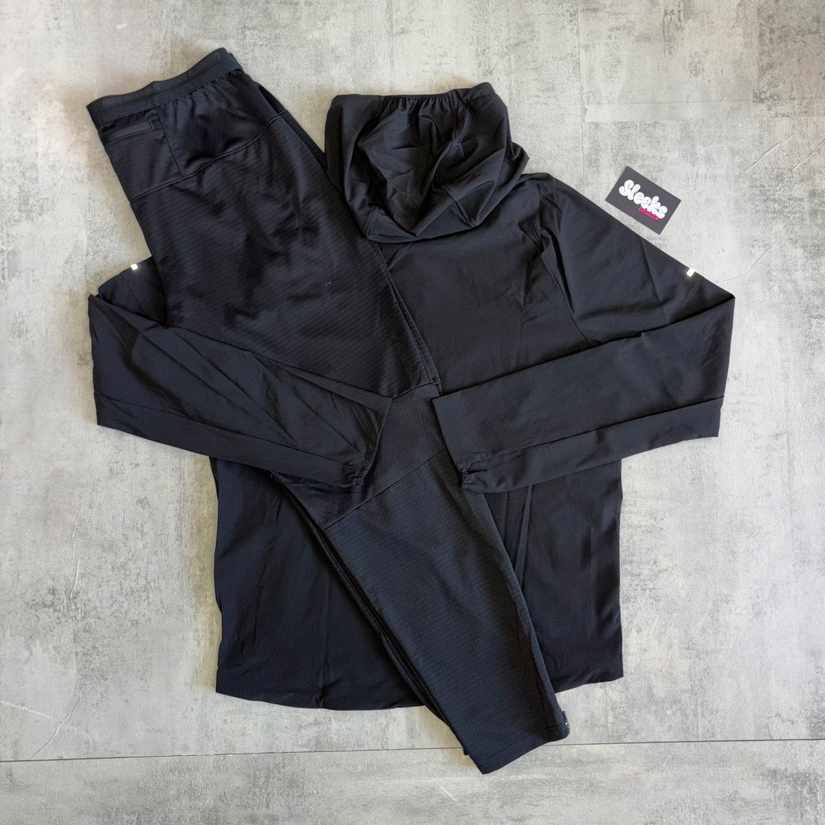 Nike Miler Tracksuit Black/Cool Grey