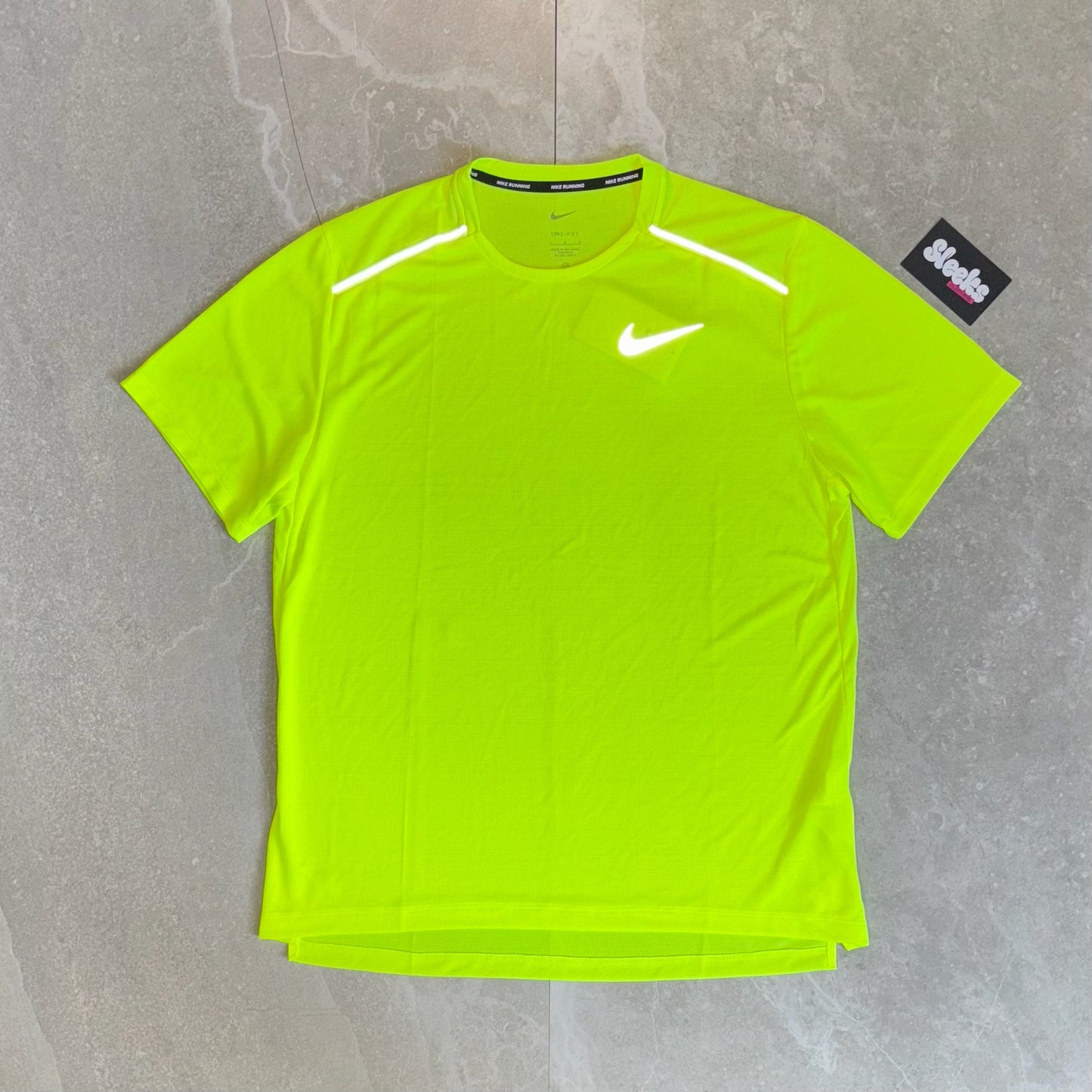 Nike Miler Tee Volt Yellow