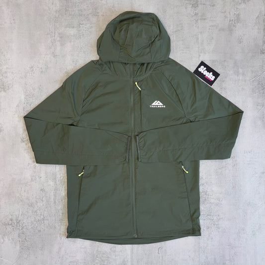 Trailberg Vantage Hood Windbreaker Dark Fern