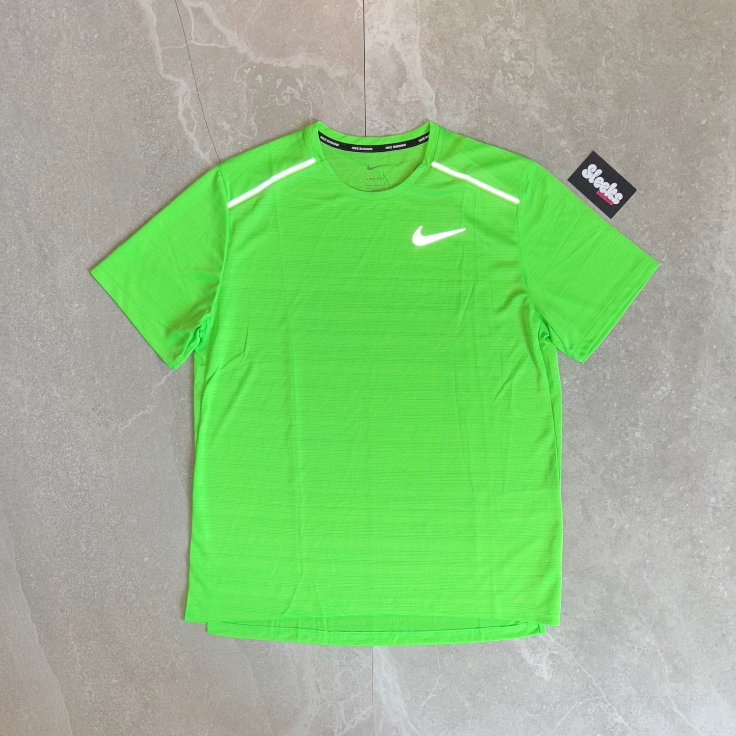 Nike Miler Tee Green Strike