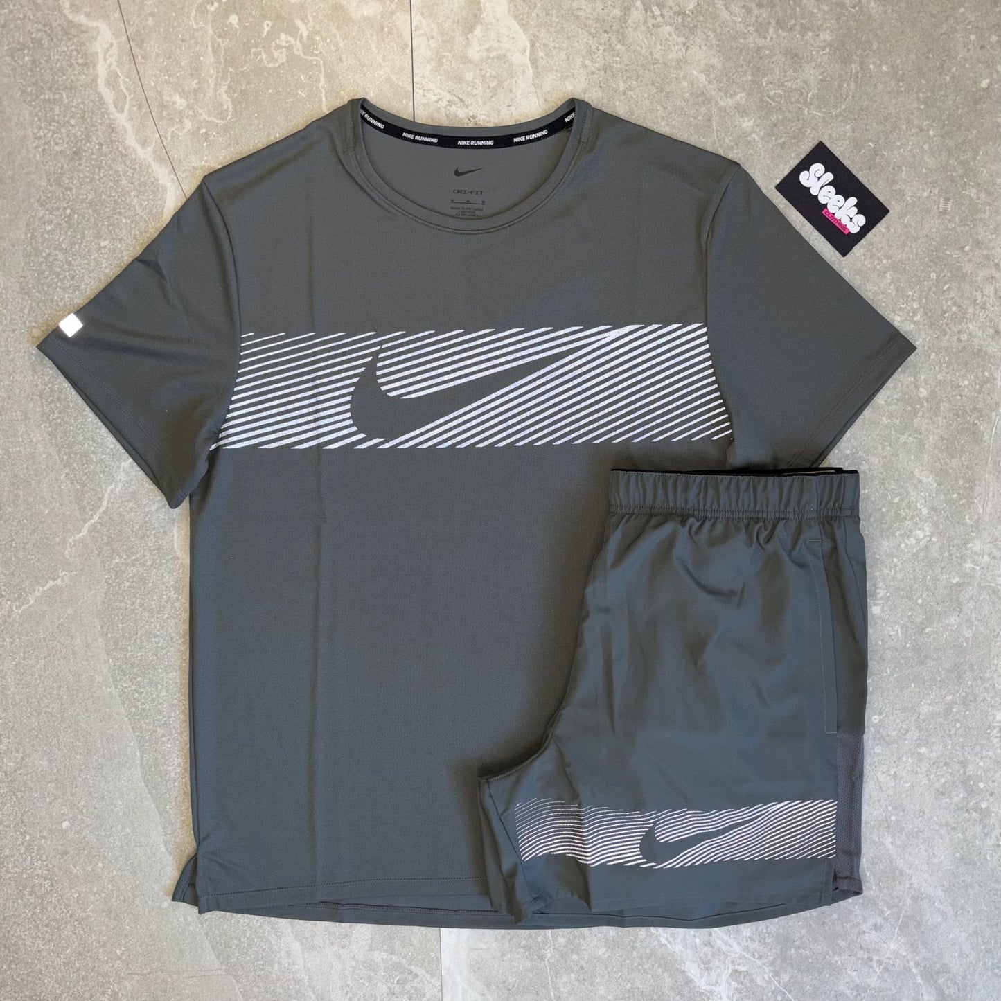 Nike Miler Flash Set Grey