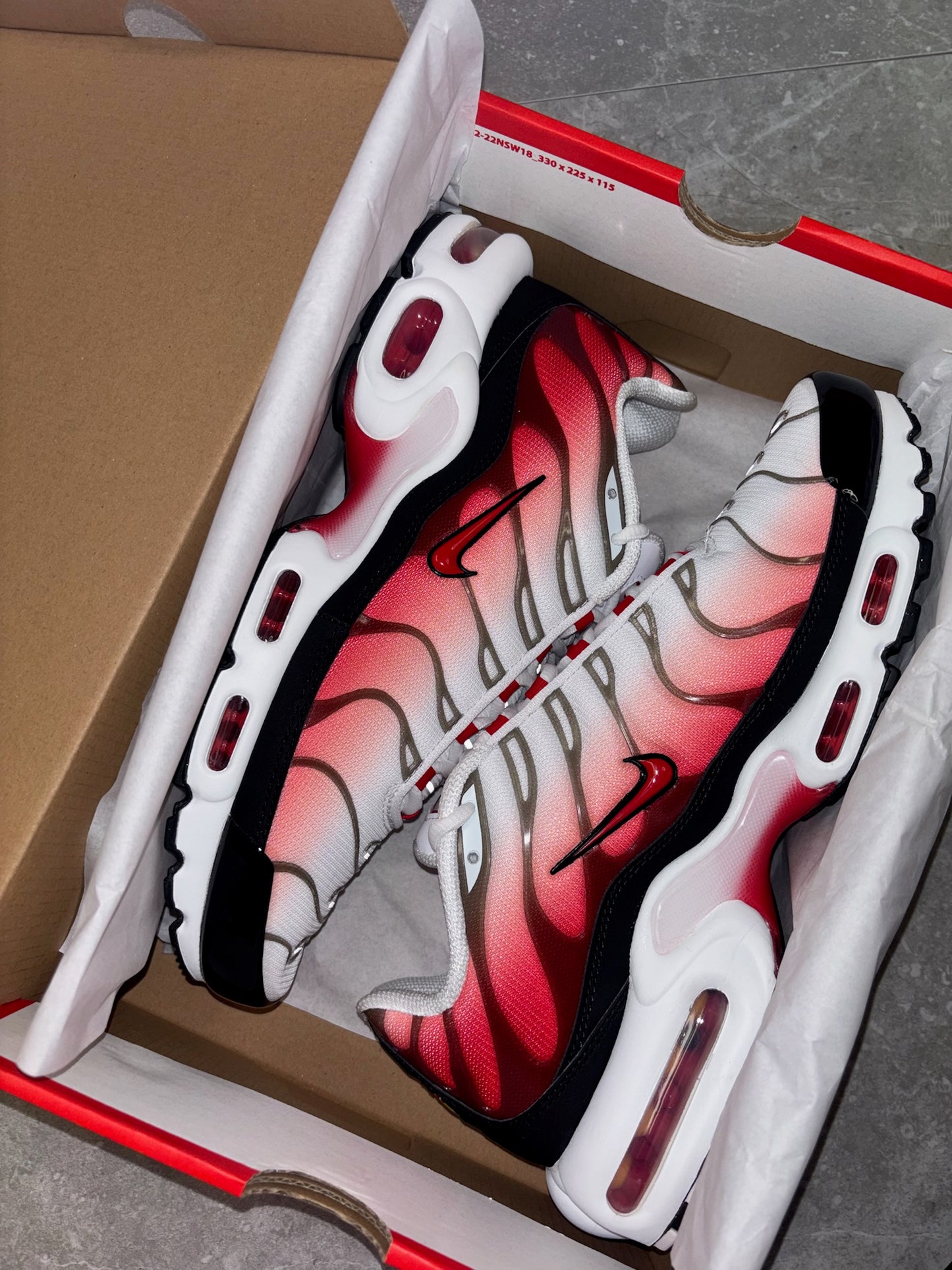 Nike Air Max Plus White/University Red